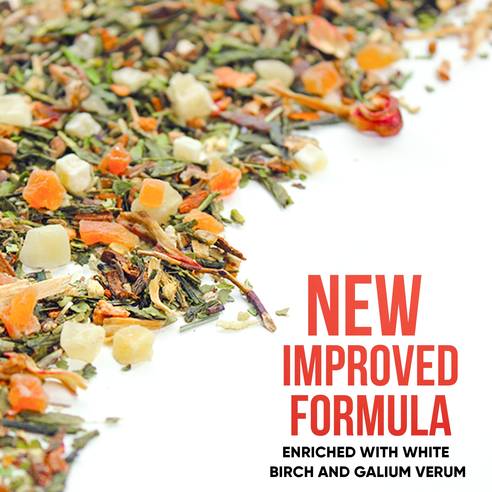 WOW TEA Sоmmer SlimFit Tee - Natürlicher Diät Tee | Schnell wirkende Kräuter zum Abnehmen | Programm für flachen Bauch durch mit grünem Tee | Exotischer Mango-Geschmack | 150 gr, Маde in EU