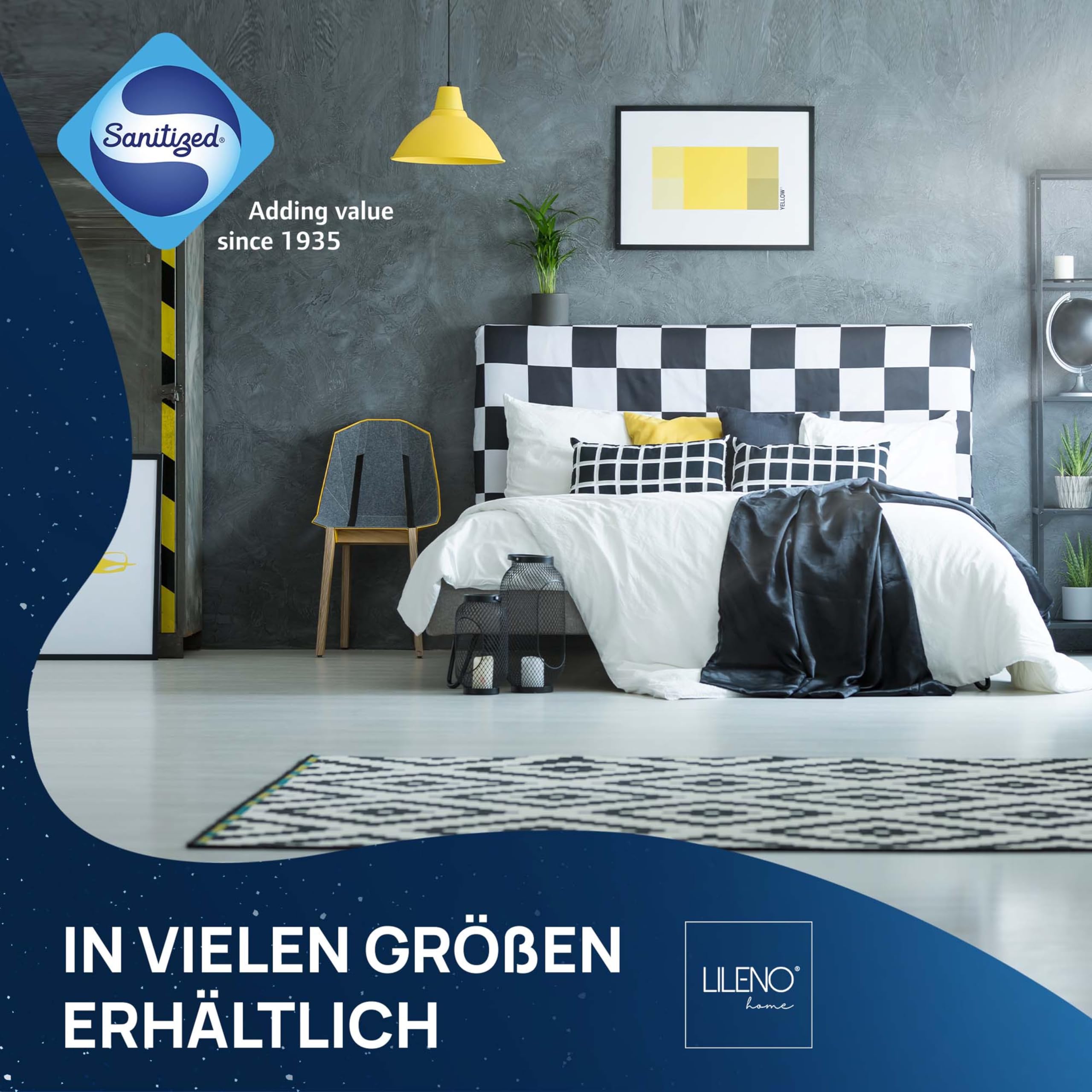 LILENO HOME Poduszka 80 x 80 [zestaw 2 szt.] – idealna na kołdrę 135 x 200 cm – odporna na gotowanie do 95°C i antybakteryjna – poduszka dla alergików