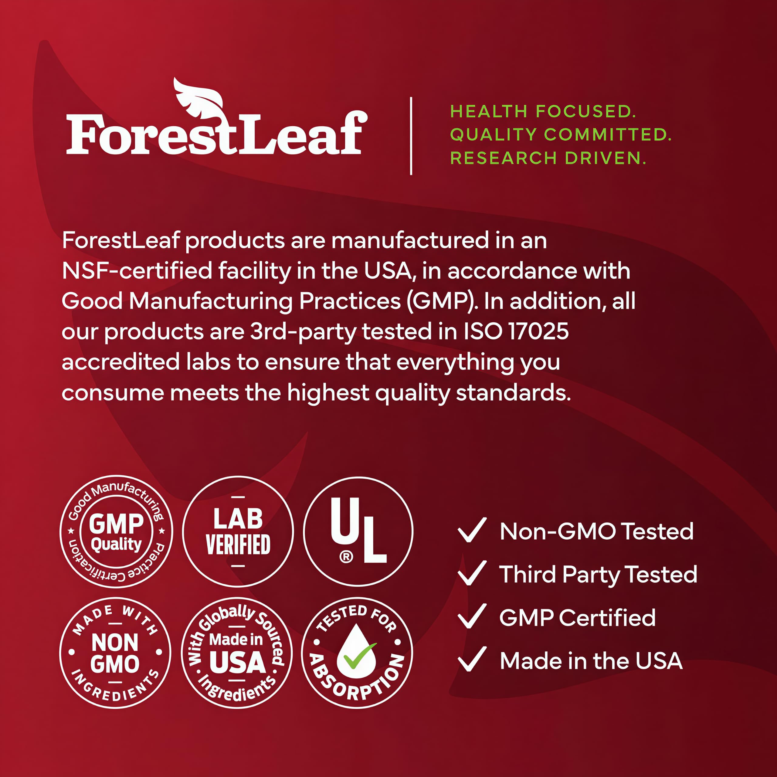 ForestLeaf Organic Beet Root Capsules, Ginger & Grape Seed, 120 Caps — Amazon image 7