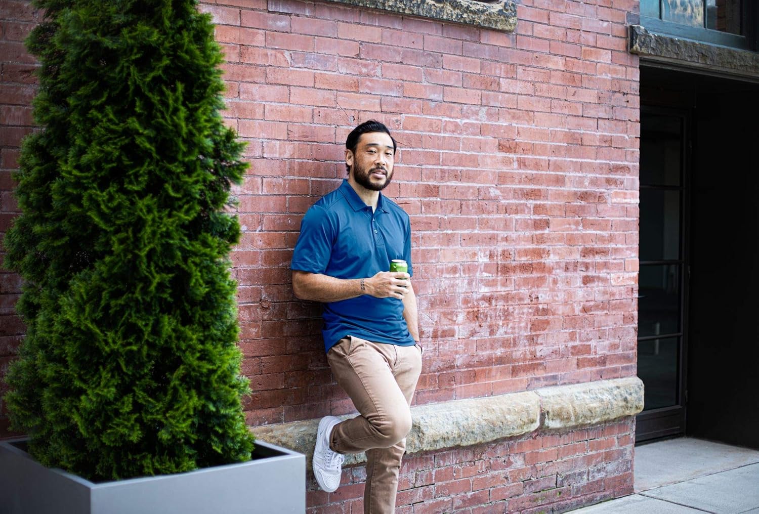 Cutter & Buck Mens Prospect Textured Stretch Mens Big & Tall Polo - Image 7