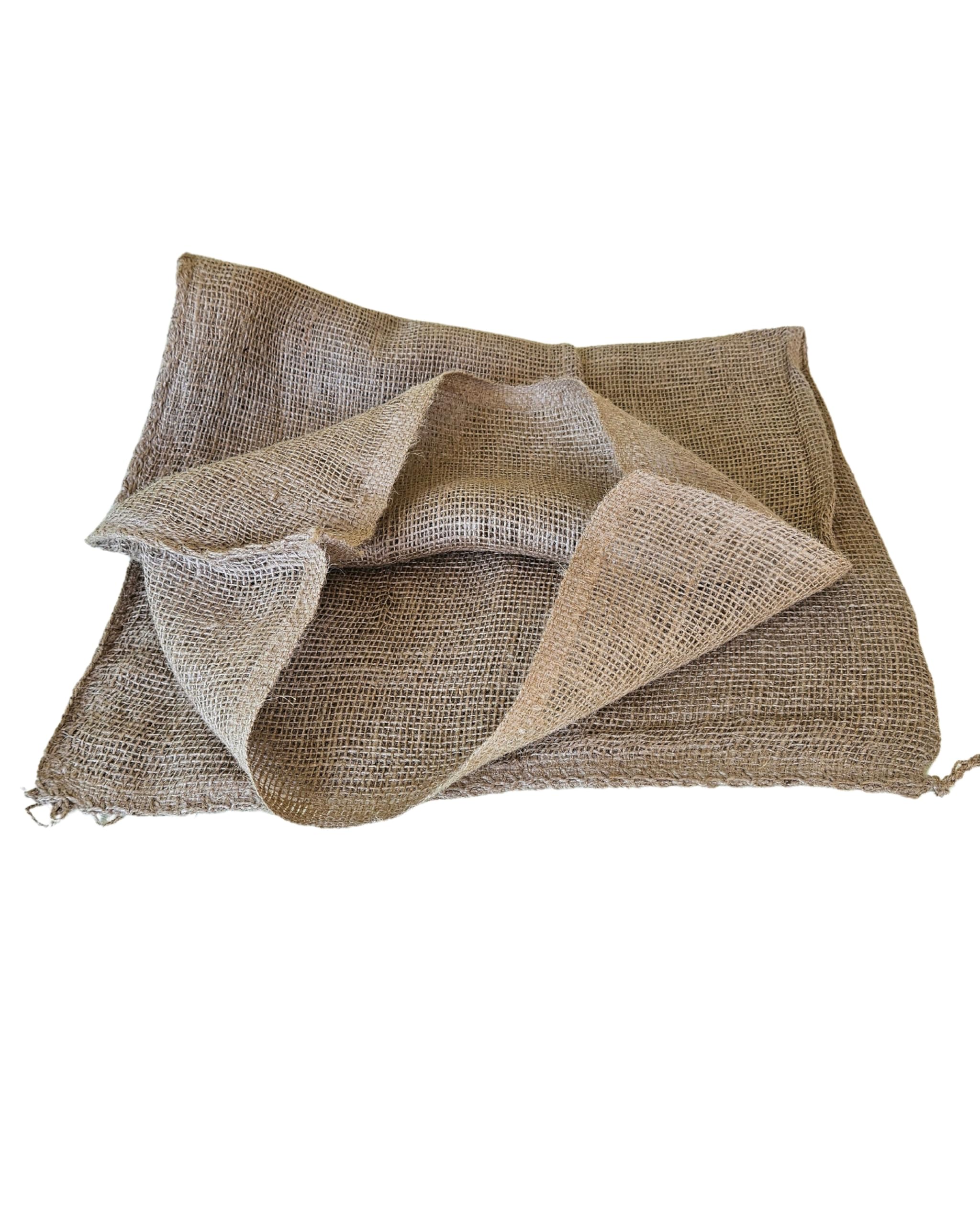 Lot De 5 Sacs En Toile De Jute - 50 X 85 Cm, Protection Hivernale Pour Plantes, Stockage Fruits/légumes, écologique