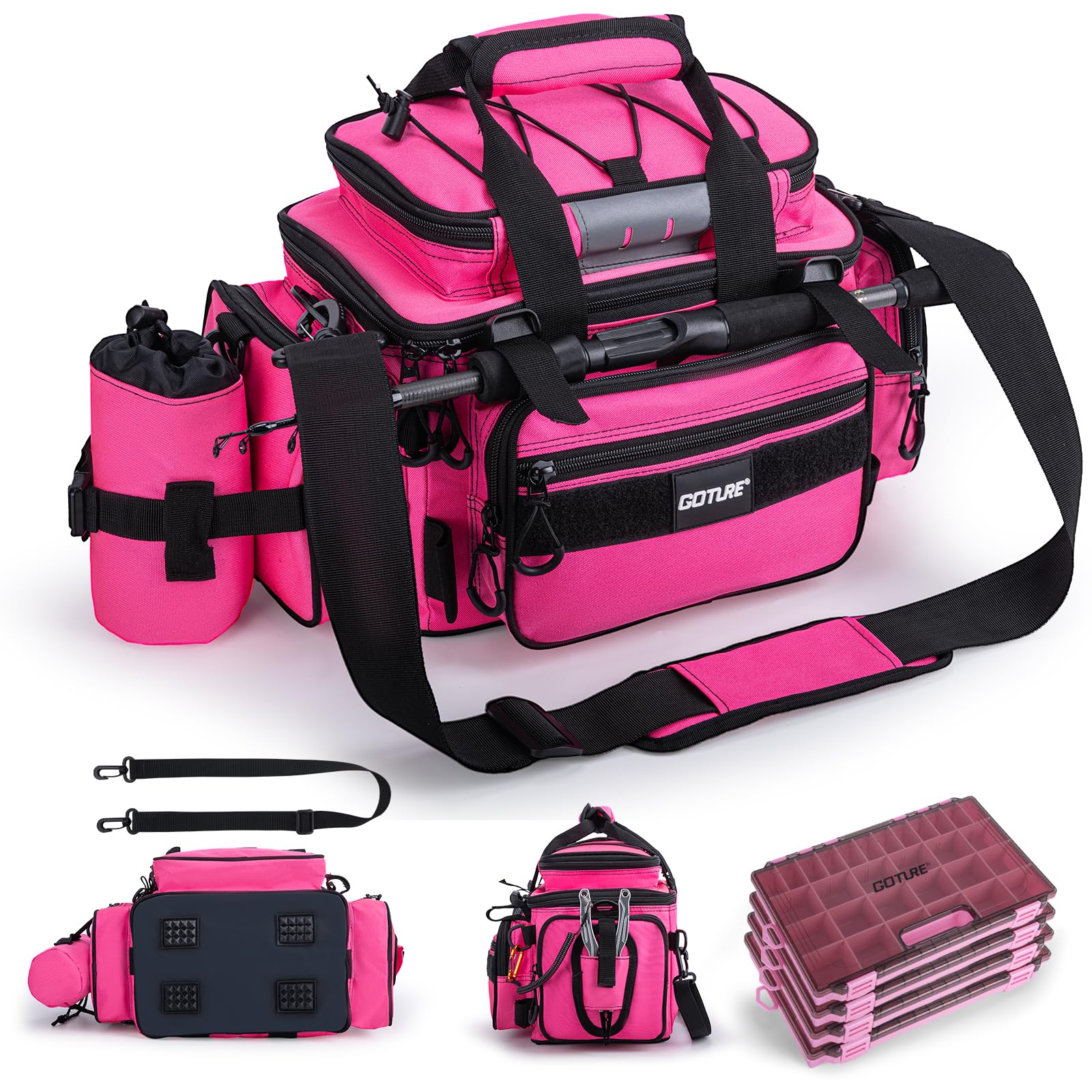 Goture Fishing Tackle Bag - Waterproof & Durable -11 Goture Fishing Tackle Bag - Waterproof & Durable -11