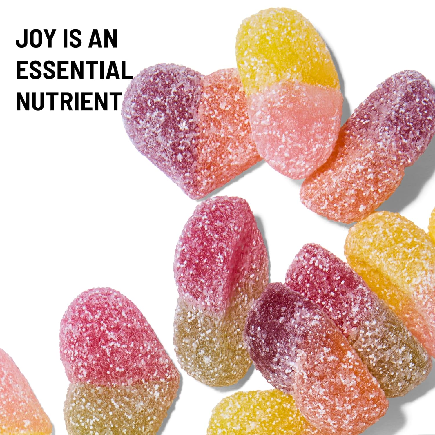 Sockerbit Swedish Candy Sour & Fruity Heart Gummies, 5 Bags, Sweet & Sour Candy, Apple Cherry, Cassis Peach & Pineapple Strawberry, Sugar-Coated Chewy Gummies, Gluten Free & Non GMO, 2.82oz Each Bag