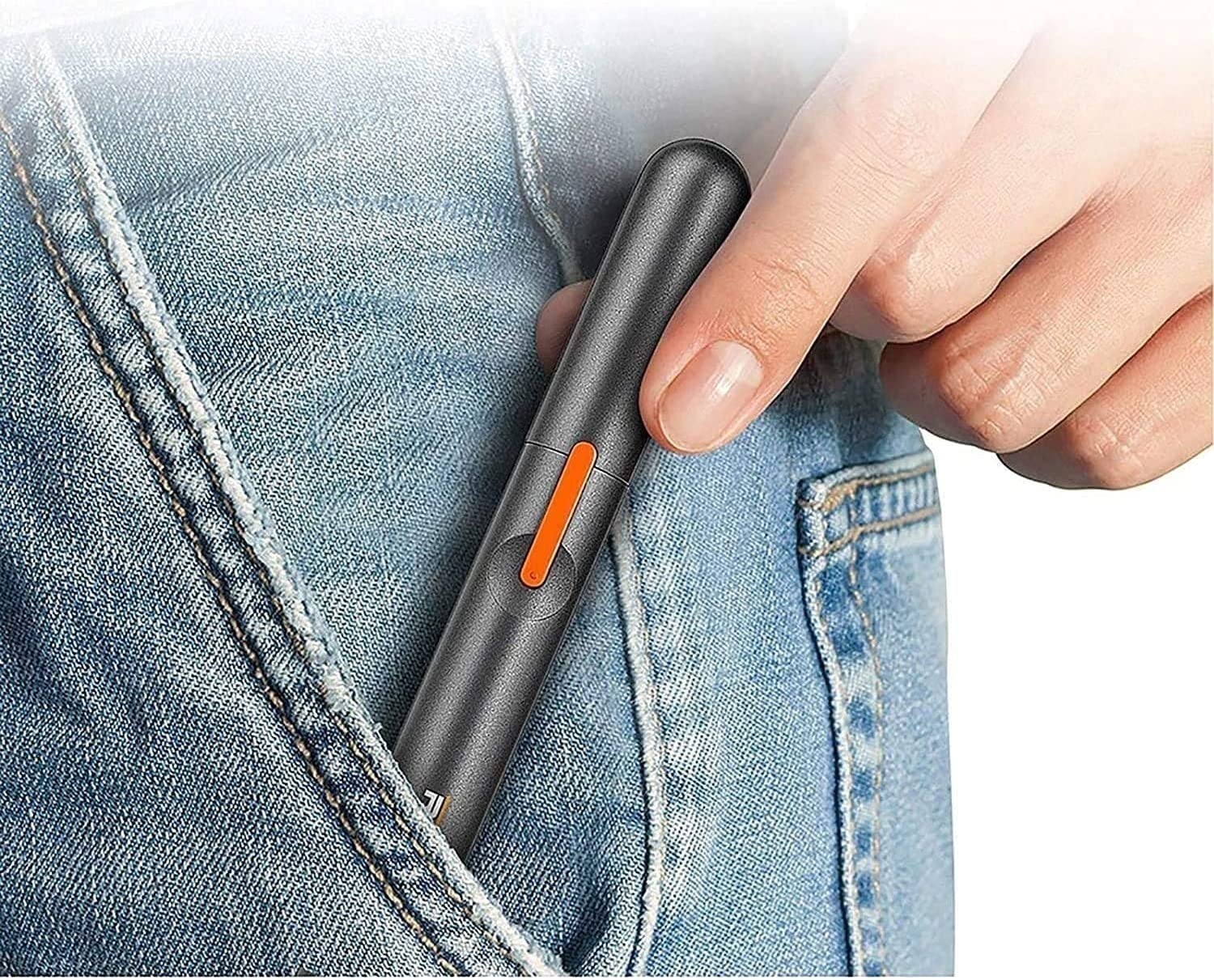 Rasatore per peli del Naso, Trimmer for Sopracciglia Professionale Ricaricabile Tramite USB Multifunzione, Sistema di Pulizia Intelligente for la rimozione dei peli del Viso indolore