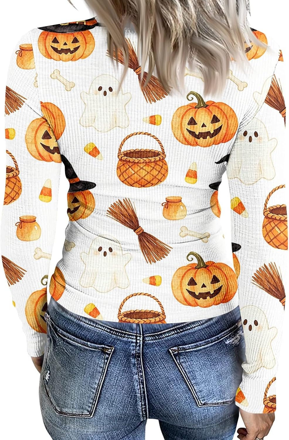 Women's Crew Neck Long Sleeve Halloween Fall Graphic Shirts | Plus Size Evening Tops, Tshirts for Women Cotton, Dress Blouses for Women Elegant, Maternity Winter Clothes,