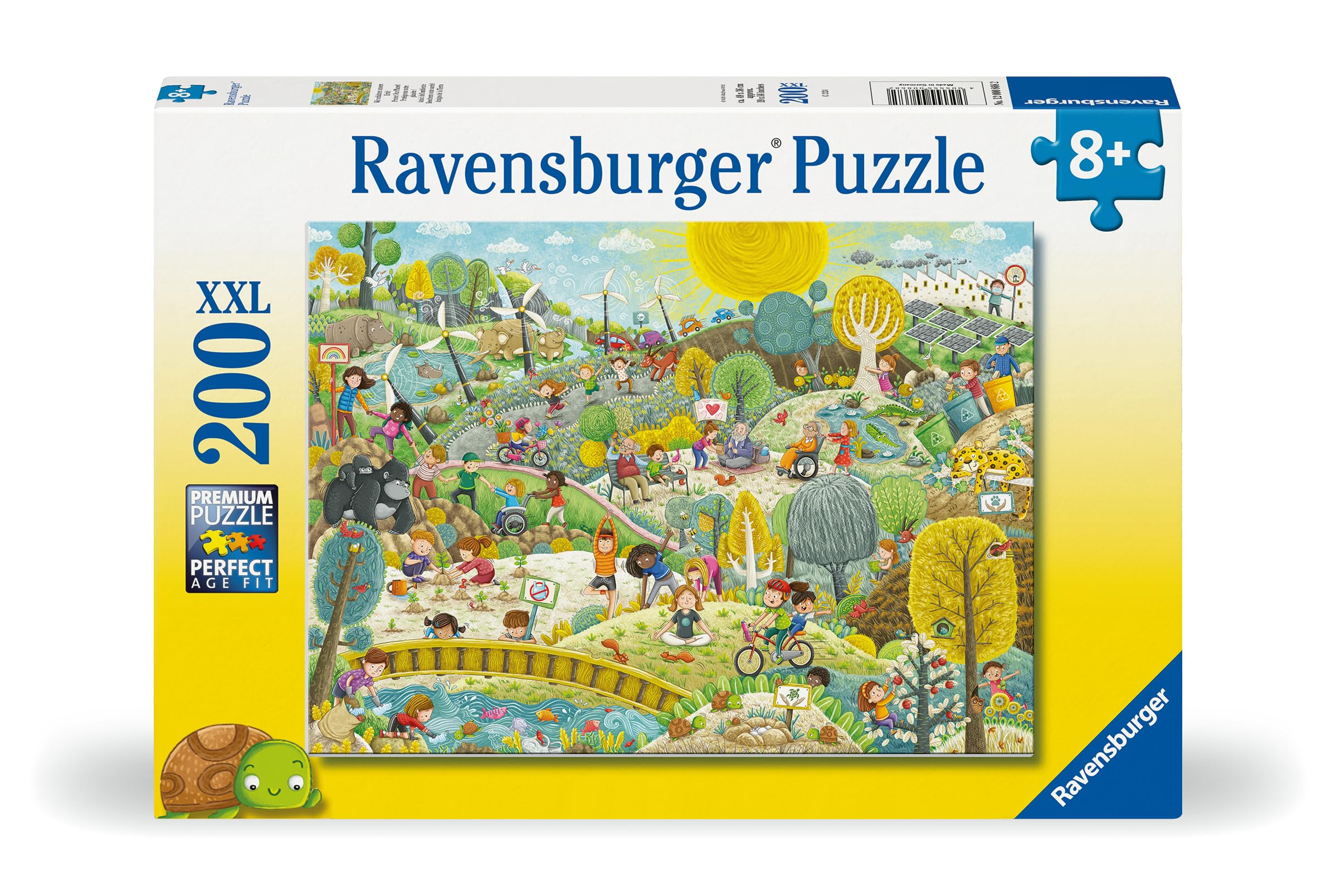 Ravensburger Eco Sustainability 200 Piece Jigsaw Puzzle for Kids Age 8 Years Up, Multicolor, 200 pieces, 36.2 cm x 49 cm