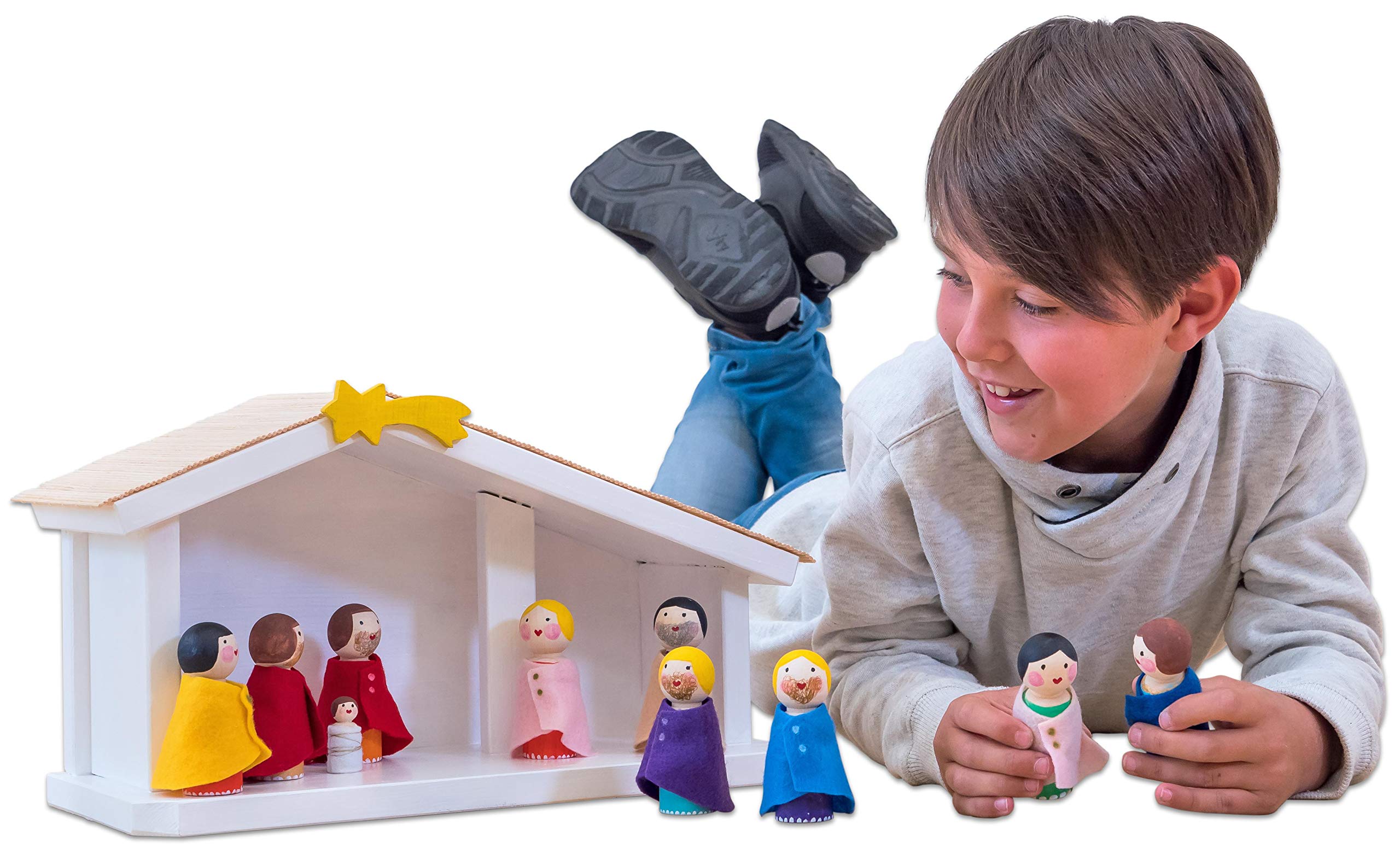 Bastelsatz Weihnachtskrippe