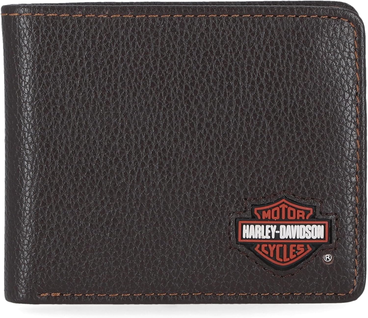 Harley-Davidson Men's Genuine Leather Rfid Blocking Wallet