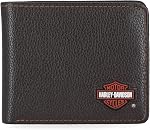 Harley-Davidson Cuir véritable pour hommes RFID Blocage Wallet Accessoire Voyage- Portefeuille Voyage