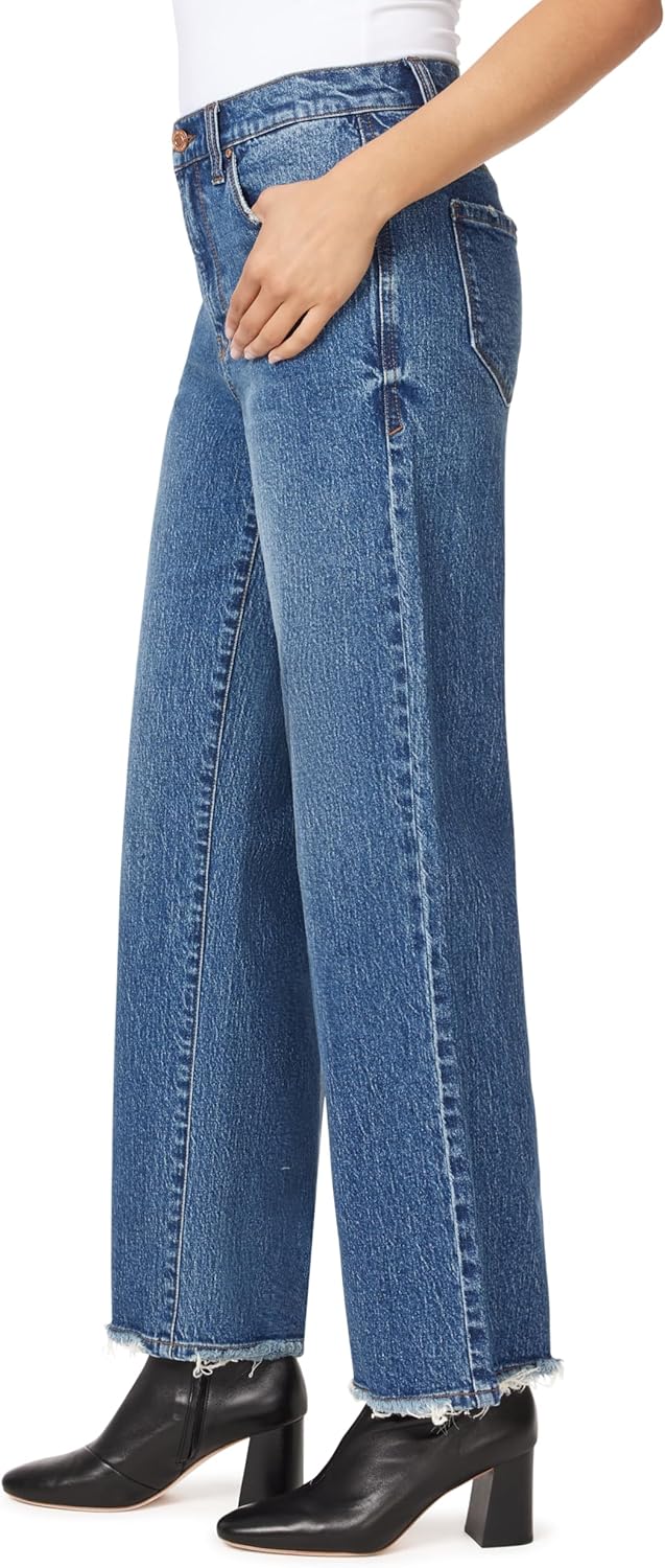 kensie Jeans for Women The Aubrey Retro Luxe High-Rise Relaxed Straight 31-Inch Inseam, Sizes 0-14