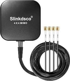 4x4 MIMO Omnidirectional Wide-Band 600-6000MHz 4G LTE 5G External Antenna | Boosts Performance of 4G/5G Routers Gateways Hotspot Verizon AT&T T-Mobile RV Home Internet