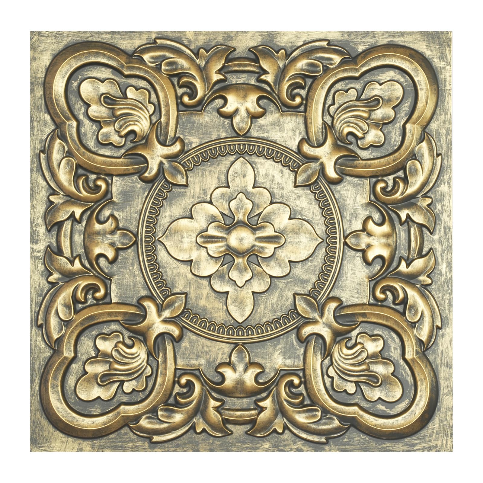 Ceiling Tiles for Bedroom, Interior PVC Wall Panels, for Saloon PL30 10tiles/lot (Ancient Gold)