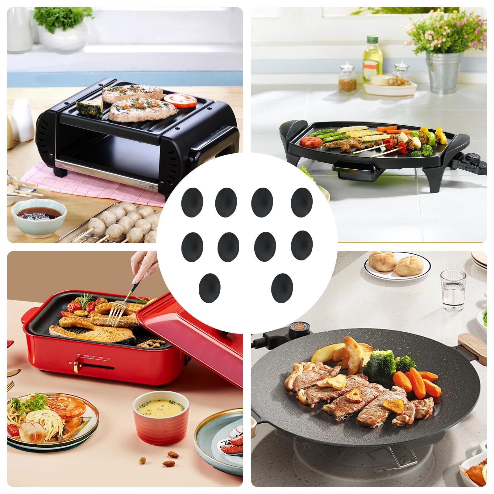 Cappa aspirante piccola | Estrattore da cucina - Pompa del grasso multi-filtro anti-impronte per campeggio barbecue interno studio