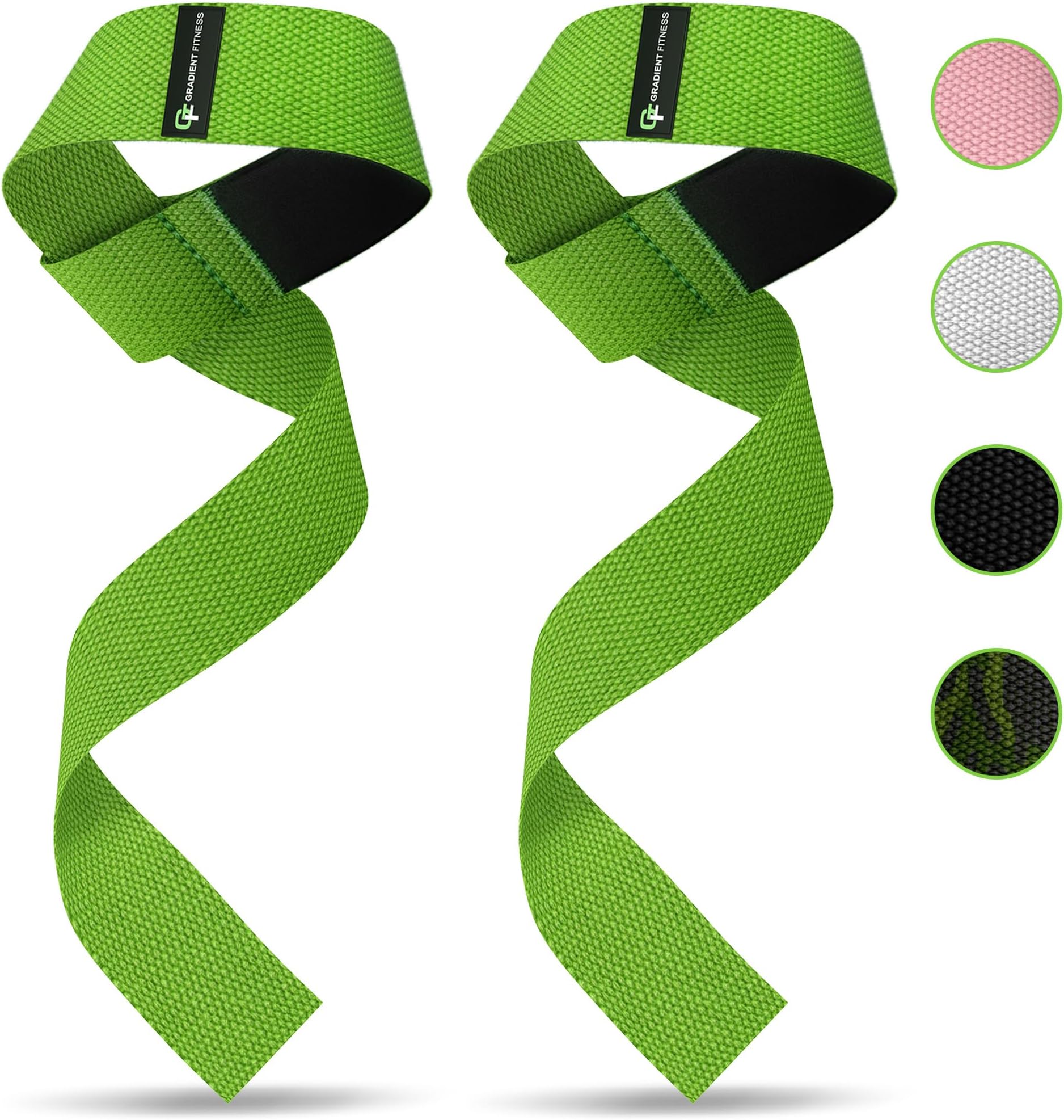 Gradient FitnessLifting Straps | Wrist Straps for Weightlifting, Deadlift Straps, Lifting Straps for Weightlifting, Straps for Weight Lifting, Weight Lifting Straps for Men/Women, Gym Lifting Grips