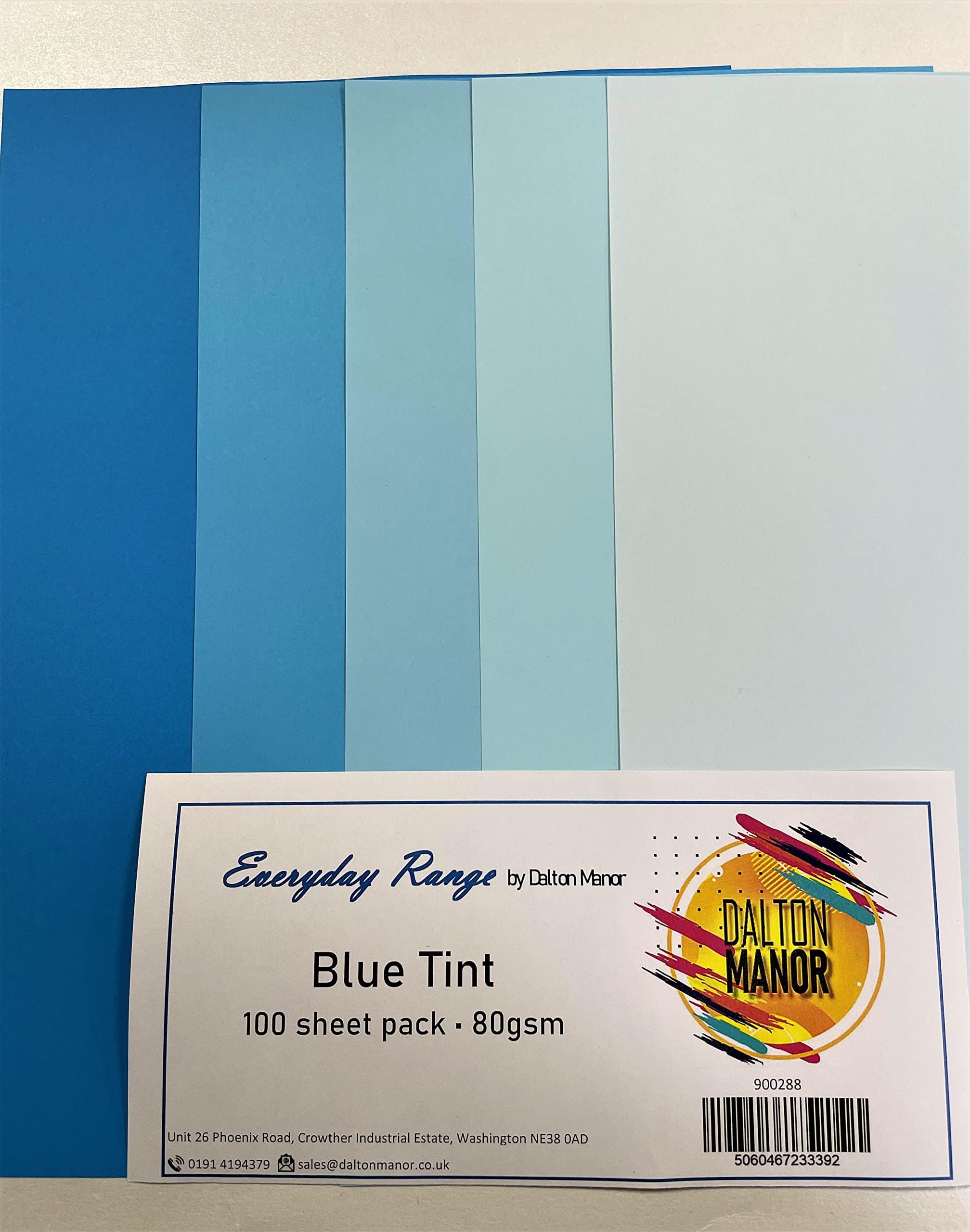A4 Coloured Paper 100 Sheets 80gsm - Blue Tint