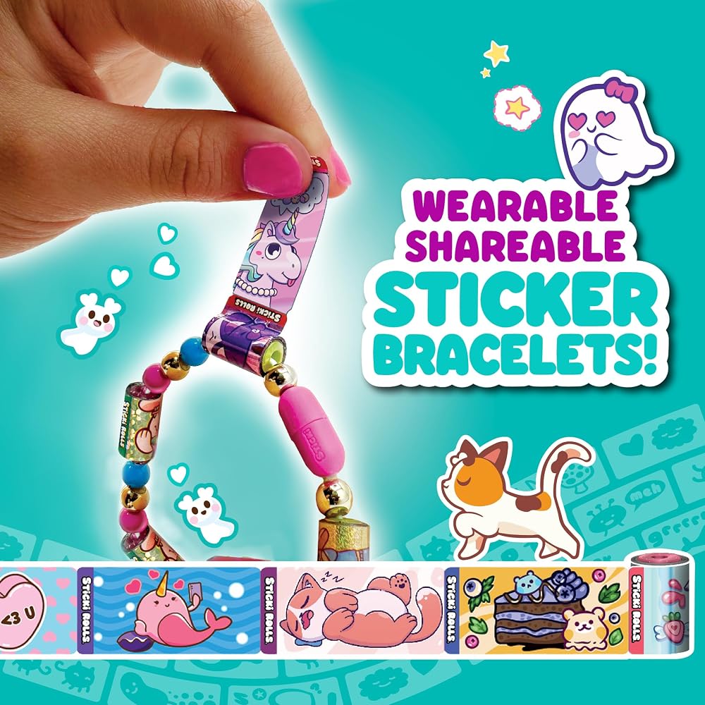STICKI ROLLS - Bracelet Jouet Autocollant Portable France