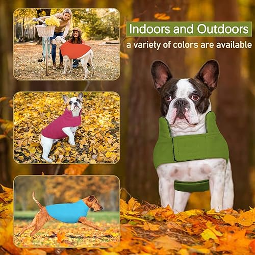 Miniatura 2 de DENTRUN - Abrigo de forro polar para perros en invierno resistente al viento chaqueta reflectante para mascota chaleco para perro para razas de