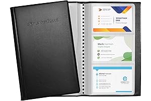 Professional Business Card Holder for Networking Events and Office Organization