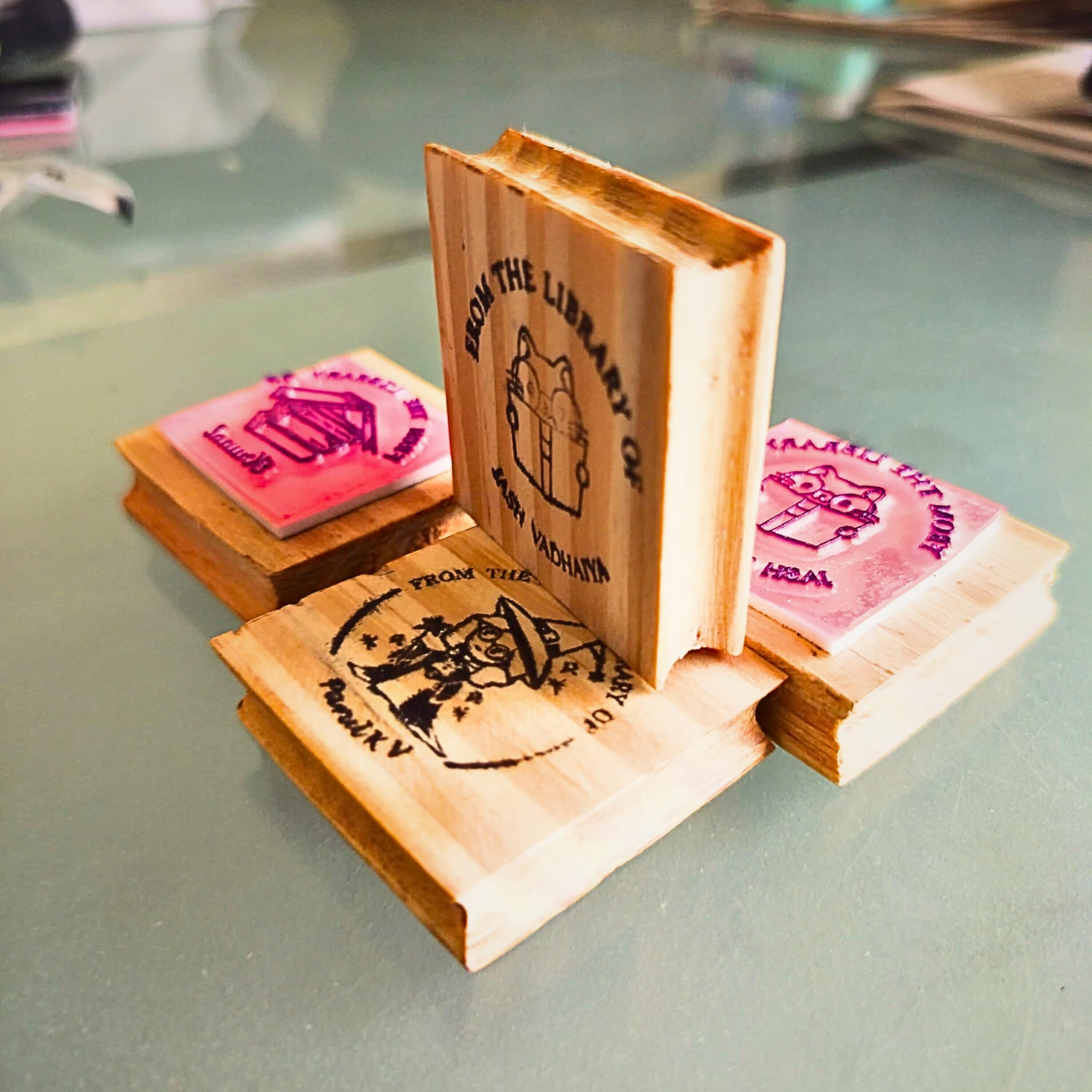 Personalized Kids Stamp - Custom Name for Book Lovers -5