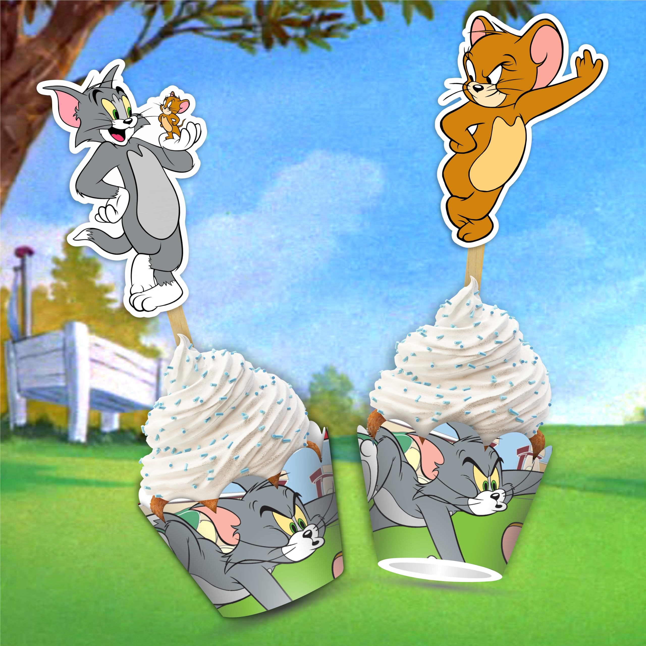 Seyal® Tom & Jery Cupcake Wrapper