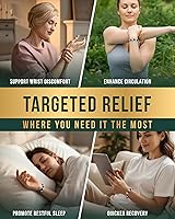 Vista 8 de MagnetRX® Pulsera de Hematita y Piedra Lunar - Pulseras Magnéticas de Hematita de Fuerza MÁXIMA - Pulseras de Cuentas Blancas con Cristales