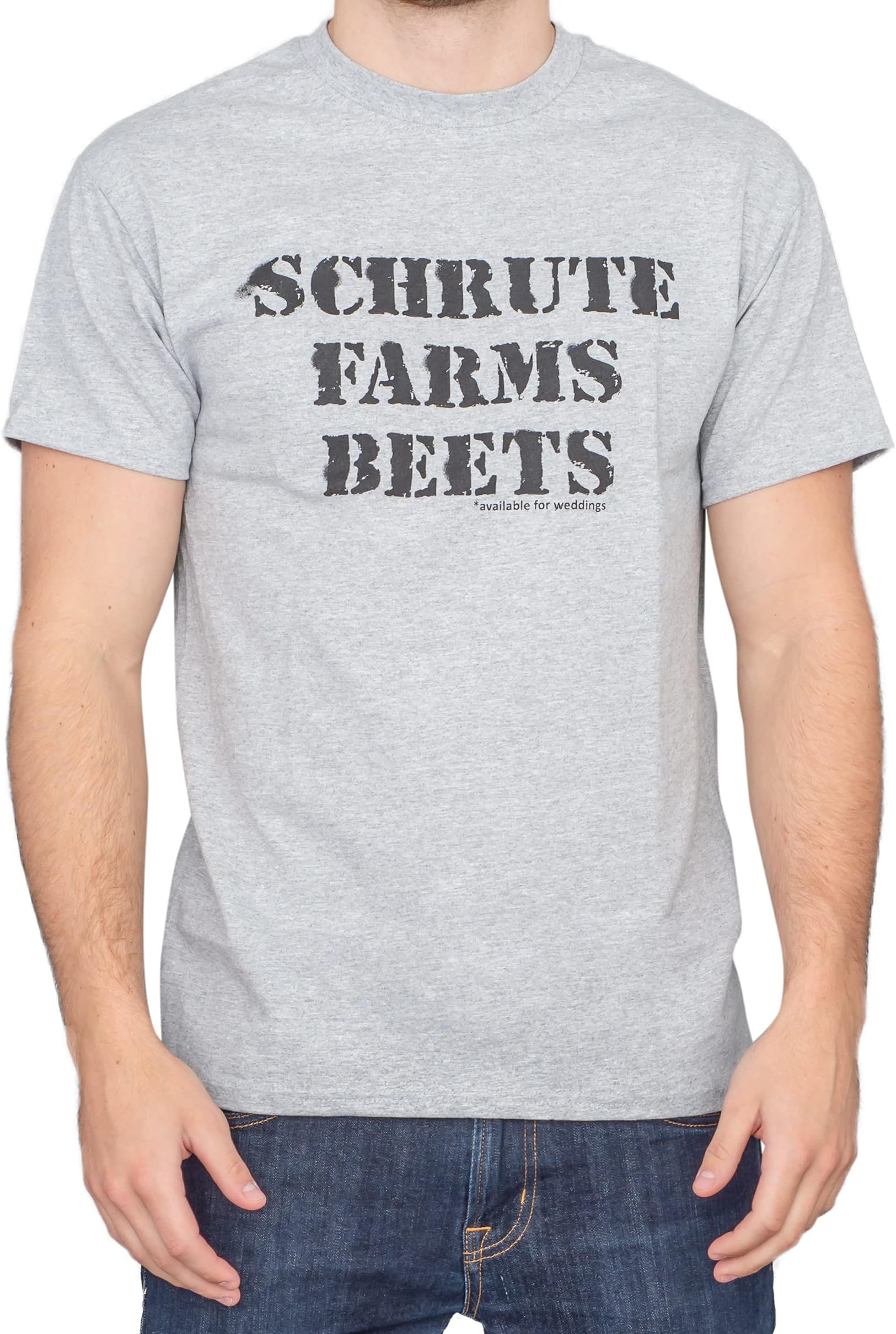 The Office Schrute Farm Beets Gray T-Shirt Tee