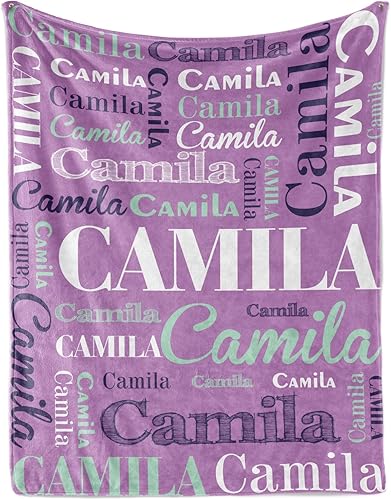 Miniatura 87 de Mantas personalizadas con nombre para niños, mantas de bebé personalizadas para niños y niñas, manta de nombre personalizada súper suave para niños