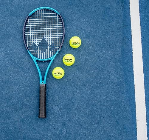 Miniatura 7 de Diadem Premier - Pelotas de tenis extra resistentes, caja de 24 latas (72 pelotas), fieltro TTI duradero aprobado por torneos para superficies de