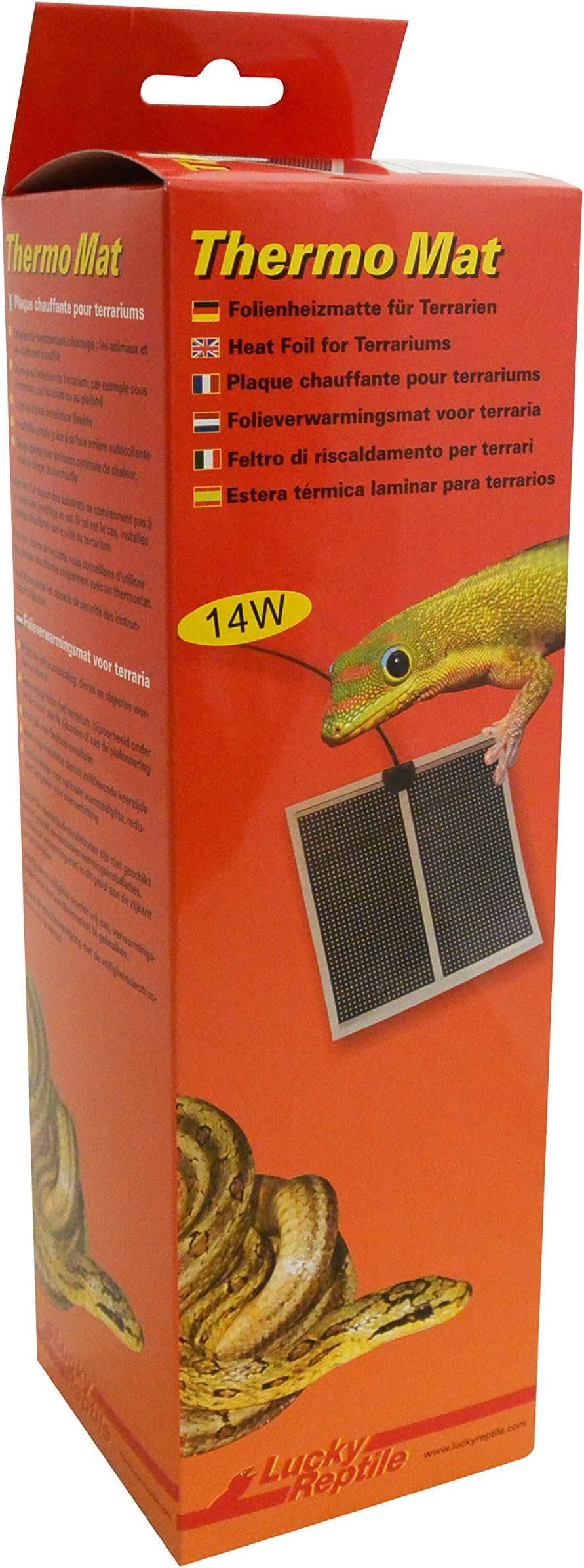 Reptil Heizmatten mit Thermostat, FIPASEN Terrarium Heizmatte für Schildkröten Schlangen