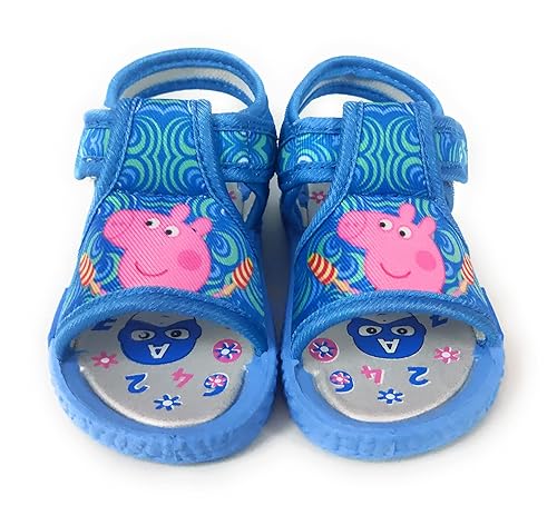 Coolz Kids Chu-Chu Sound Musical First Walking Sandals C-2A Blue for Baby Girls for 1-2.5 Years