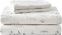 Vista 55 de Eddie Bauer - Full Sheets, Cotton Flannel Bedding Set, Brushed For Extra Softness, Cozy Home Decor (Dog Friends, Full)