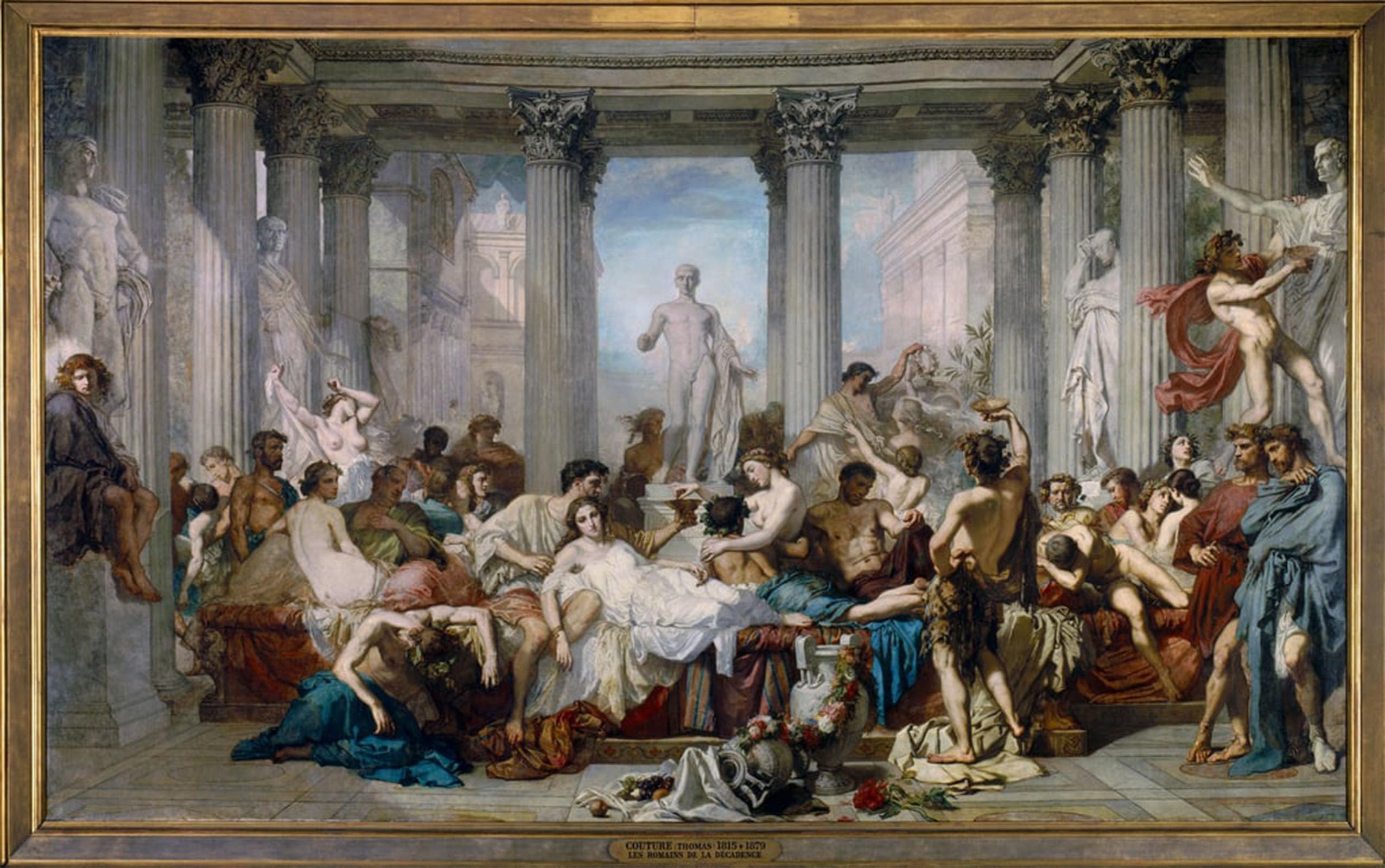 POSTERIIk Famous Print Pop Art Wall Art Graffiti the Romans of the Decadence by Famous Artist Art Prints for Home Decor 60x90cm