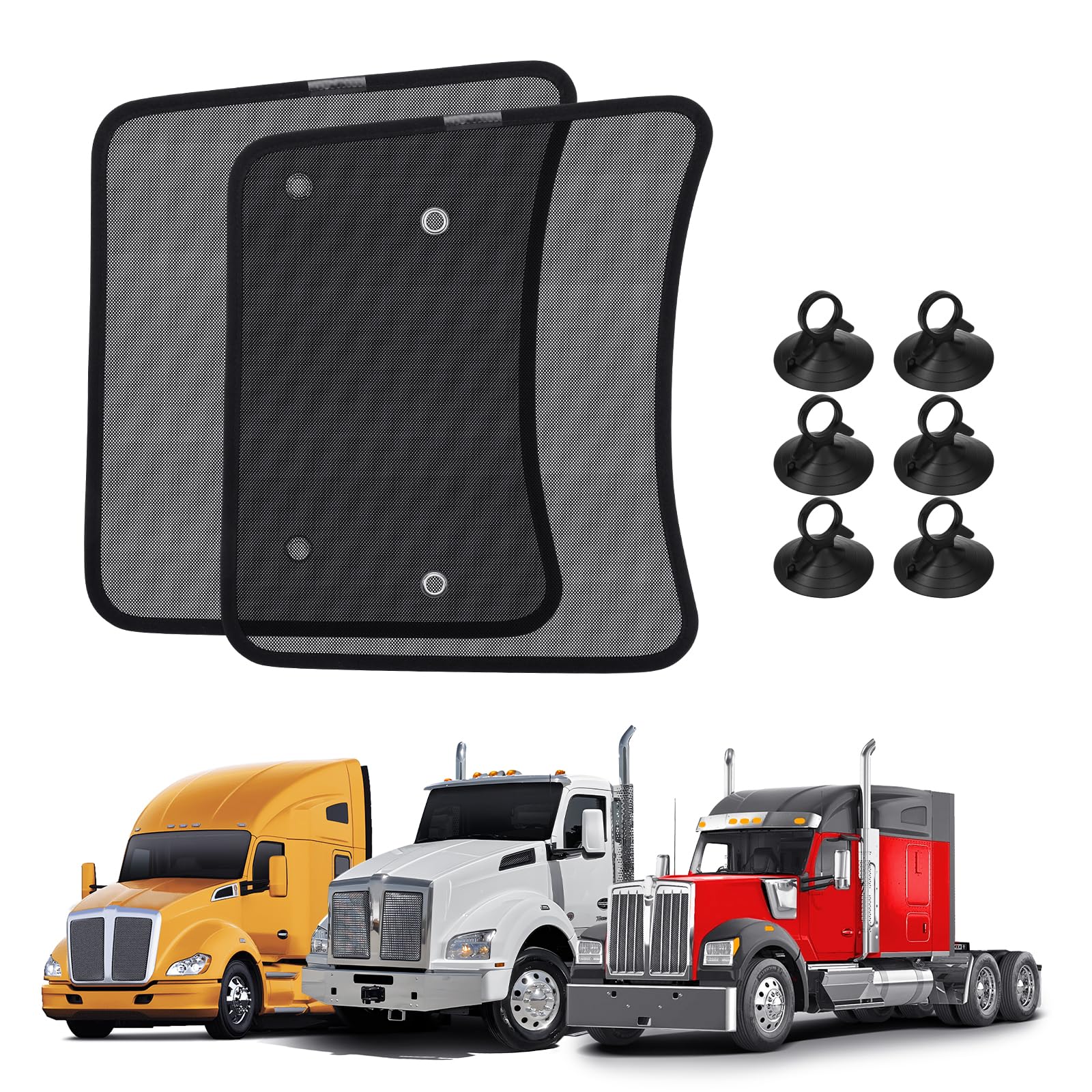 KUST Kenworth Semi Truck Side Window Shades