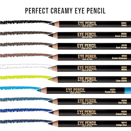 Miniatura 6 de KISS NEW YORK Lápiz de ojos delgado profesional, delineador de ojos suave y cremoso, color de ojos rico y de larga duración, maquillaje de ojos