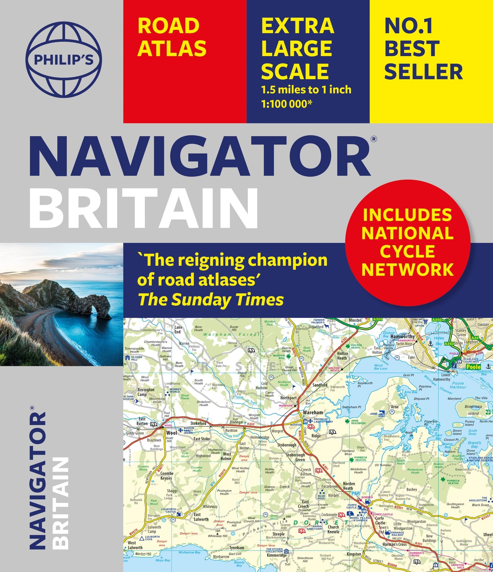 Philip's Navigator Britain: the Champion of Road Atlases: Special Lie-flat Edition (Philip's Road Atlases)