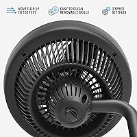 Vista 2 de Vornado 723 Full-Size Whole Room Air Circulator Fan,Black,Large