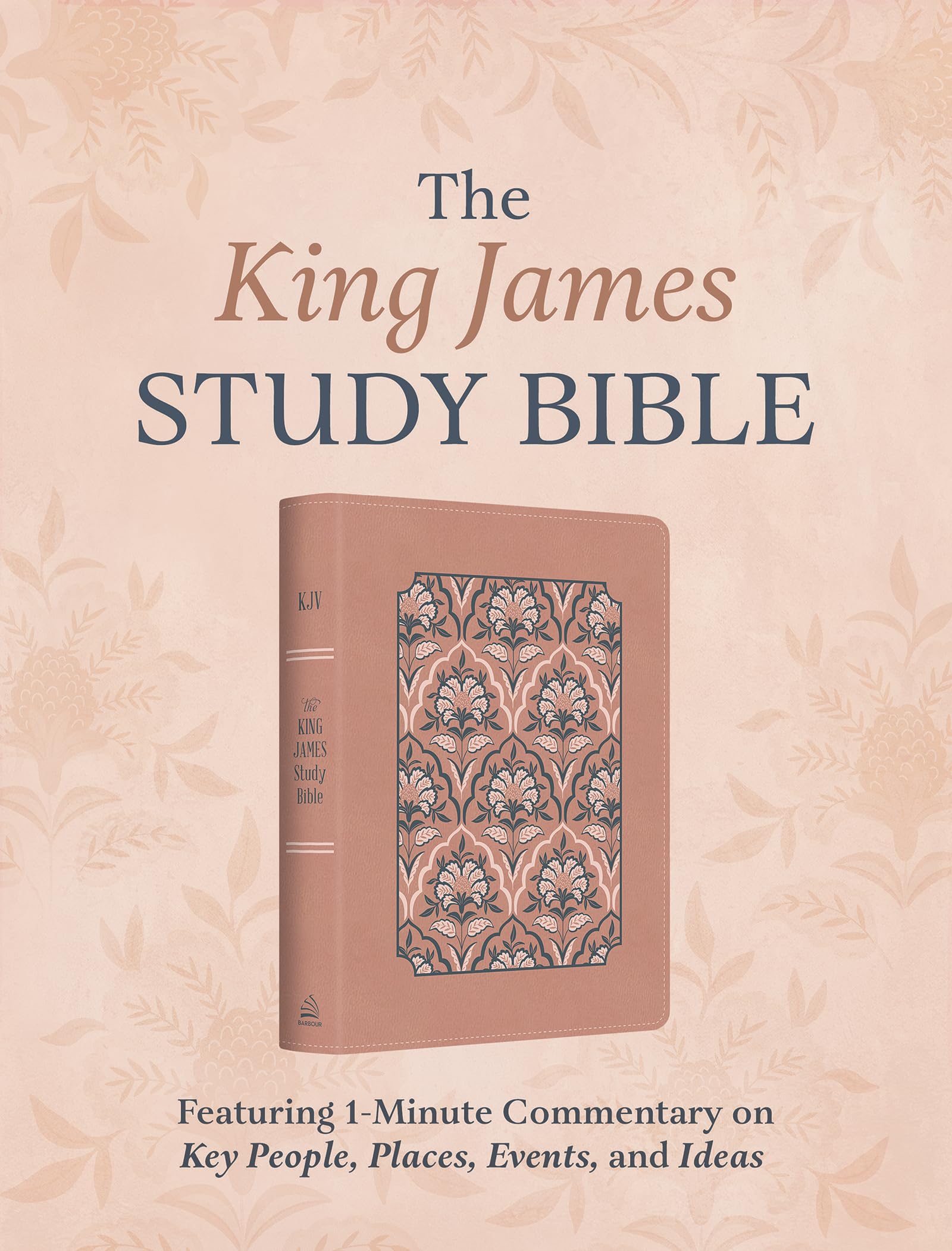 The King James Study Bible Featuring 1Minute Commenta by Barbour Bibles HARDBACK