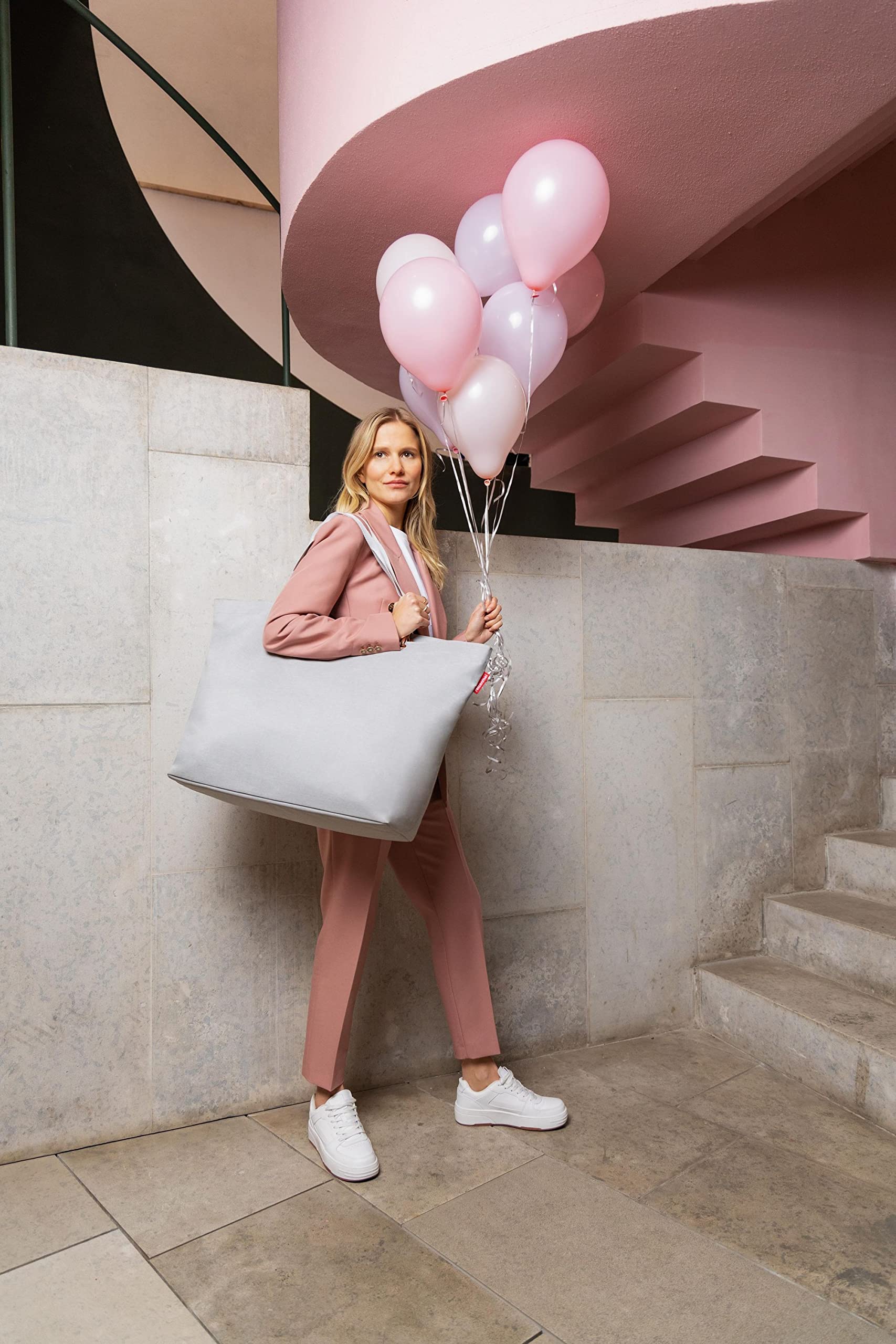 Reisenthel ZU1035 SHOPPER XL TWIST SKY ROSE Gym Bag Women's TWIST SKY ROSE Size Unica - Image 4