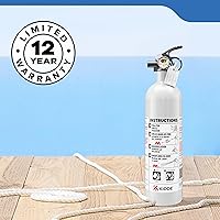 Vista 13 de Kidde Extintor de Incendios para Barcos, de Uso Único 5BC