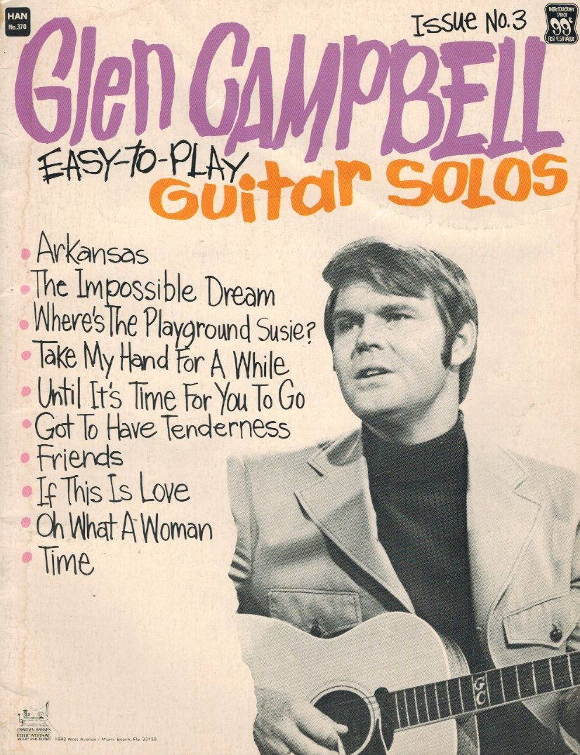 Glen Campbell Easytoplay Guitar Solos (No 3) Glen Campbell Amazon