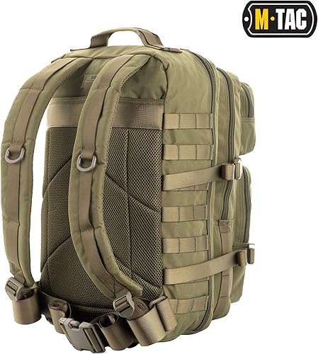 Miniatura 2 de M-Tac Mochila táctica Molle - Paquete de mochila militar militar de 36L, Verde -Oliva, Mochilas Daypack