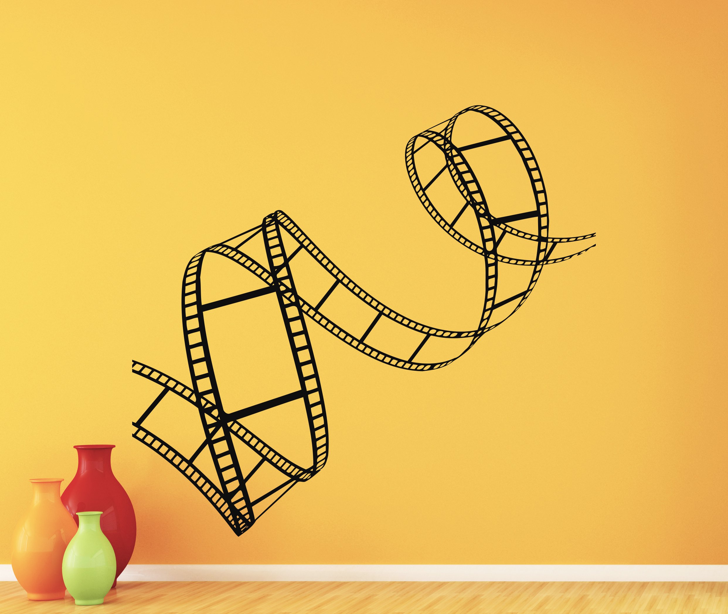 Film Strip Wall Decal Film Reel Vinyl Sticker Home Cinema Theater
