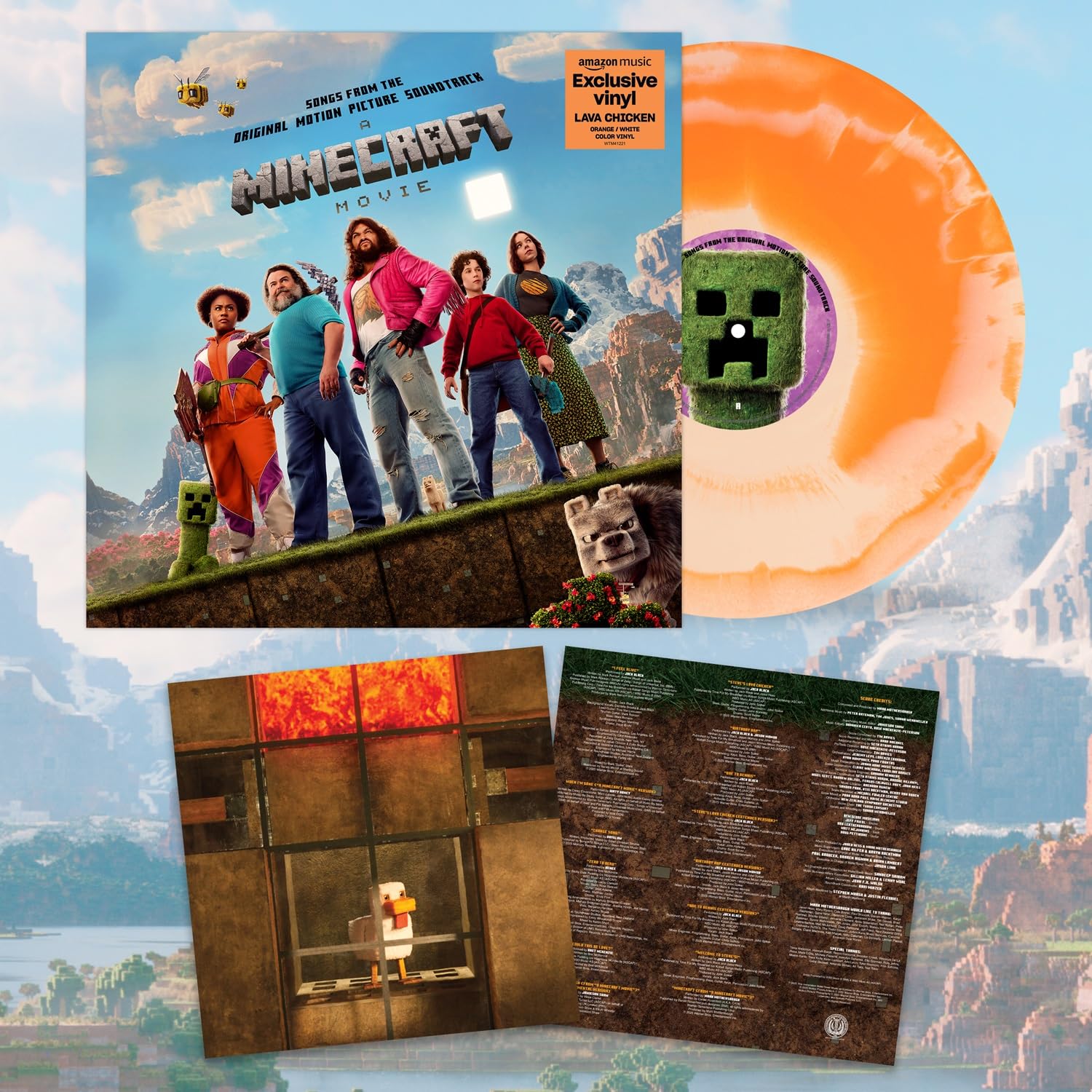 A Minecraft Movie (Songs from the Original Motion Picture Soundtrack) (Orange/White Vinyl - Exklusiv bei Amazon.de)