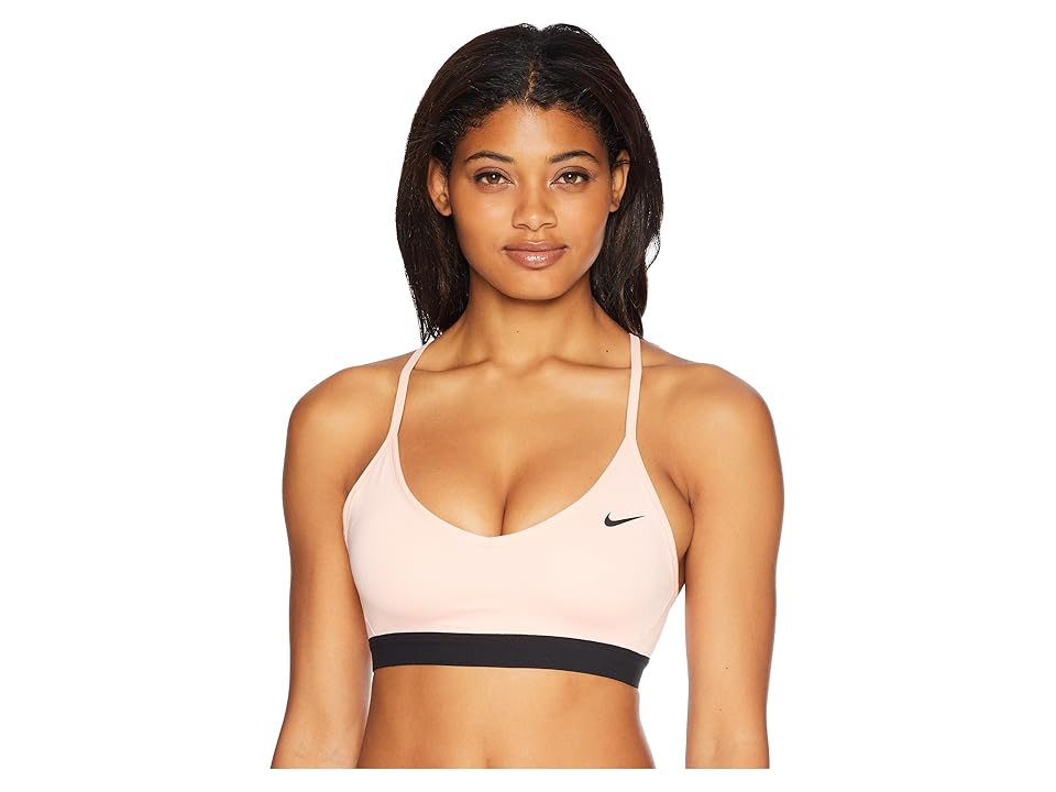 

Nike Indy Light Support Sports Bra (Storm Pink/Black/Black) Women's Bra