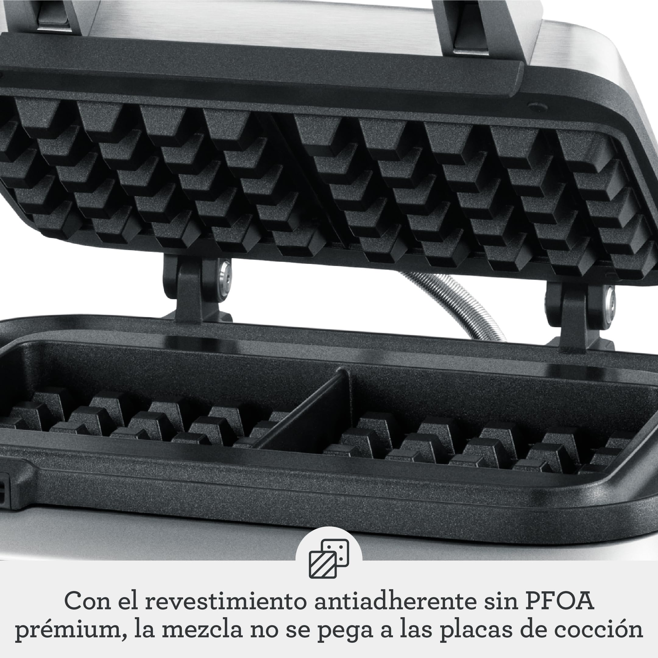 Sage Smart Waffle Pro - Gofrera, Acero Inoxidable