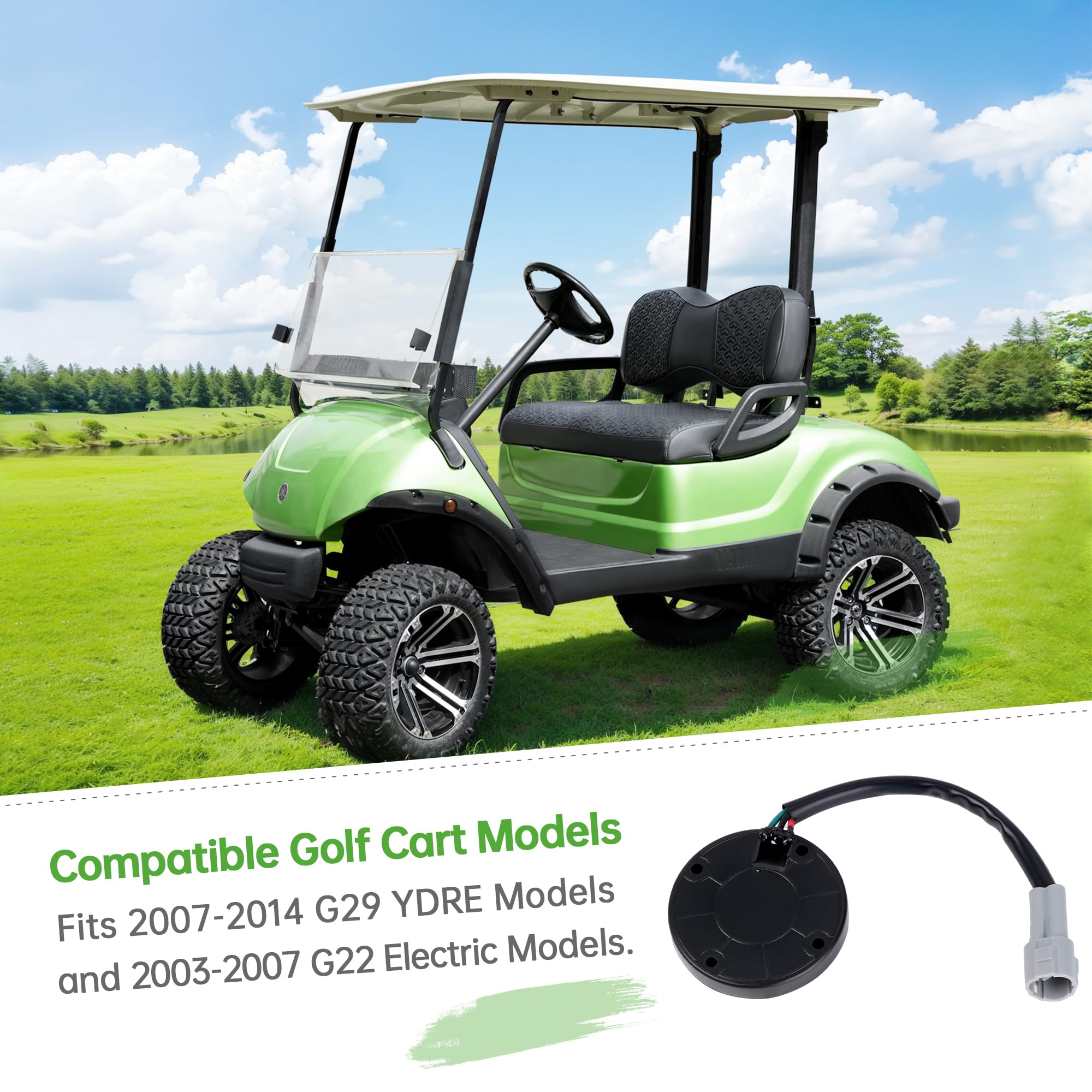 10L0L - Sensore di velocità per carrelli da golf Yamaha G22 G29 YRDRE con motori Hitachi JU2-H1670-22-00, JU2-H1670-21-00, JU2-H1670-20-00