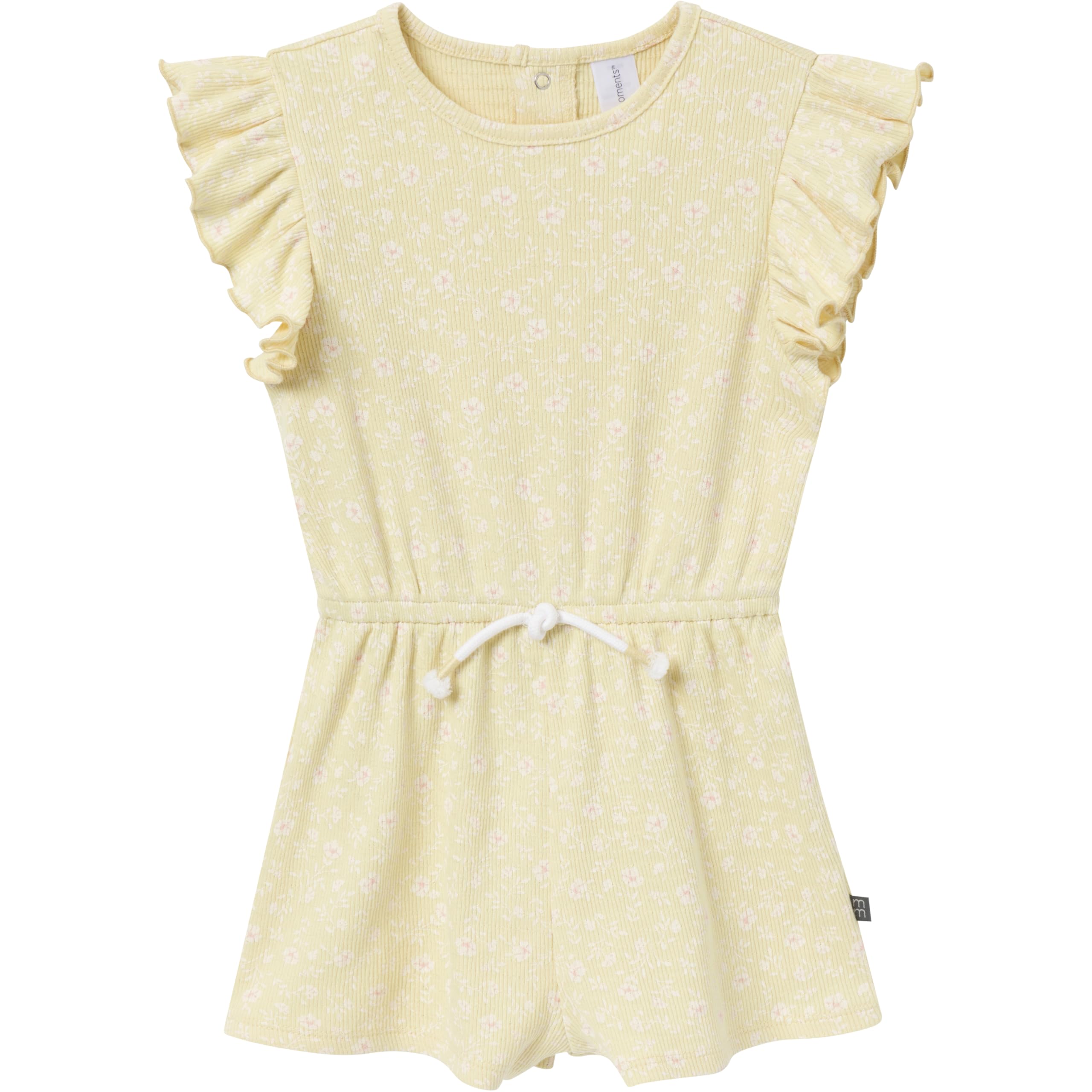 Modern Moments by Gerber Baby Girls Flutter Sleeve Romper