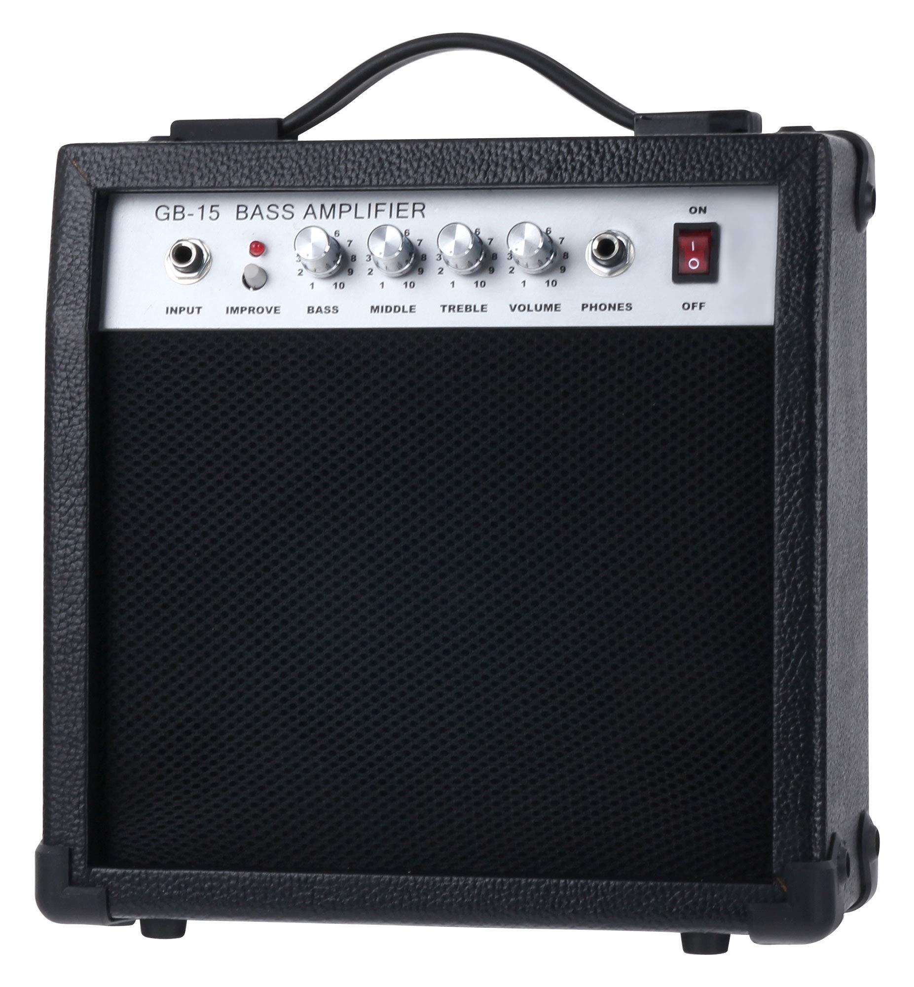 Rocktile Groover's Pack JB E-Bass Set Completo Nero (Amplificatore, Custodia, Cavo, Tracolla, Corde di Ricambio e Scuola con DVD)