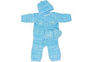 Infant Newborn Baby 4 Pieces Knit Crochet Set