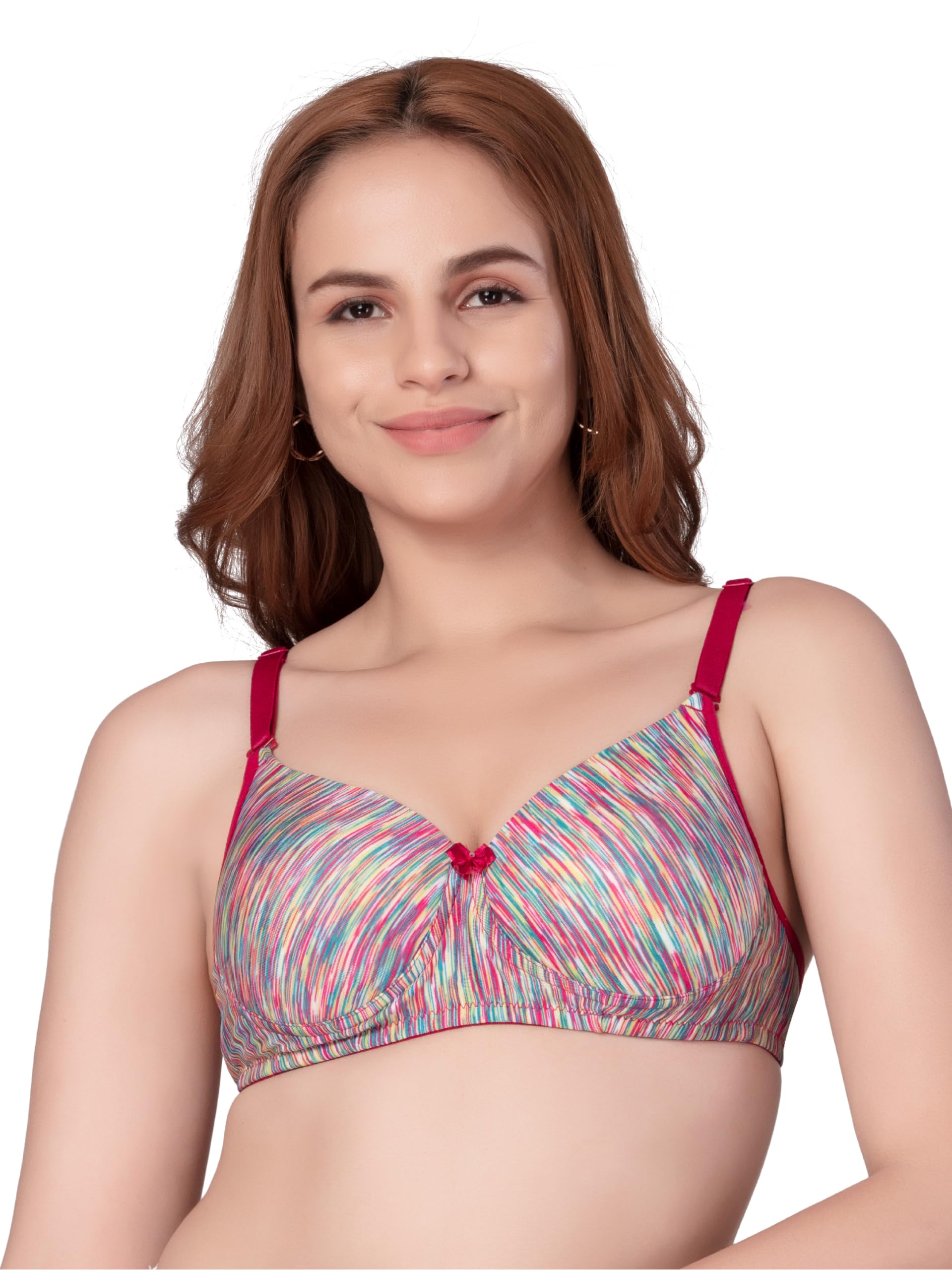 daisy dee Women's Cotton Lightly Padded Wirefree Full Coverage Bra - NSGNRA-picture-10